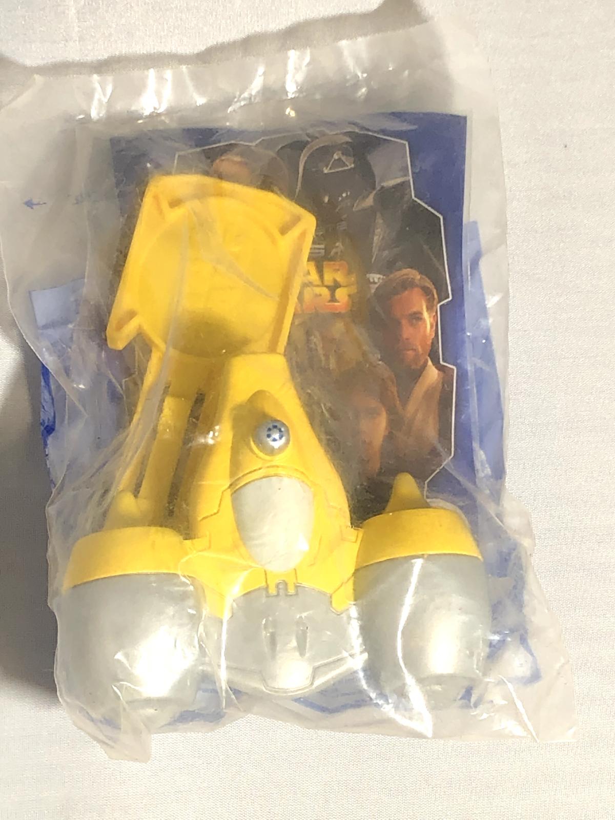 2005 Star Wars Burger King Naboo Starfighter Toy Sealed Complete The Saga