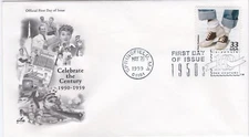 USPS FDC #3187b 1999 33¢ Teen Fashions Celebrate the Century 1950s ST2537