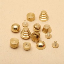 20pcs Leather Craft Solid Brass Screws Luggage Punk Nail Stud Rivet Accessories