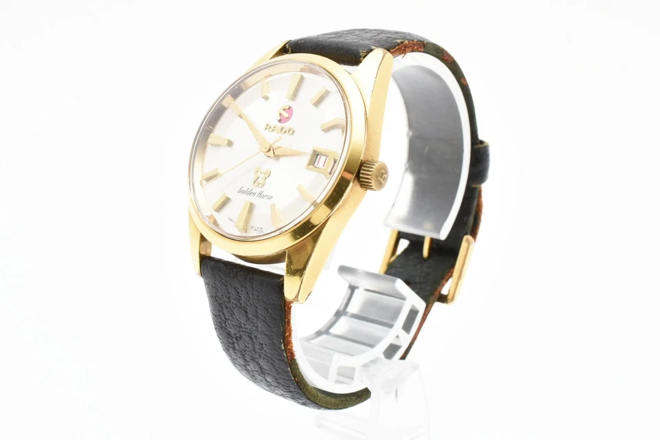 ⏯ [Excellent+4] RADO Golden Horse Silver Dial Gold Bezel Automatic Men's JAPAN - Image 3 of 4