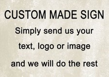 Personalised PHOTO PLAQUE Metal Sign Gift Your Picture Text or Logo Home 