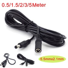12V DC Power Supply Extension Cable 5.5mmx 2.1mm Male/Female Adapter CCTV Camera