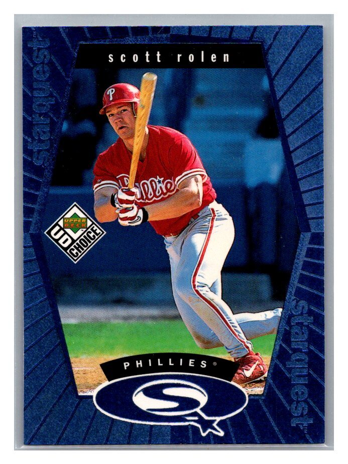1999 UD Choice StarQuest Blue Scott Rolen #SQ19