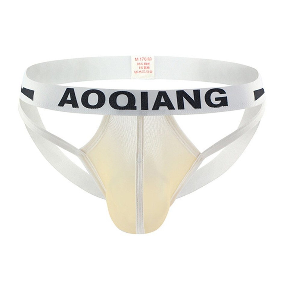 Sexy and Lightweight Men's Sheer Thong Underwear Backless Briefs S L