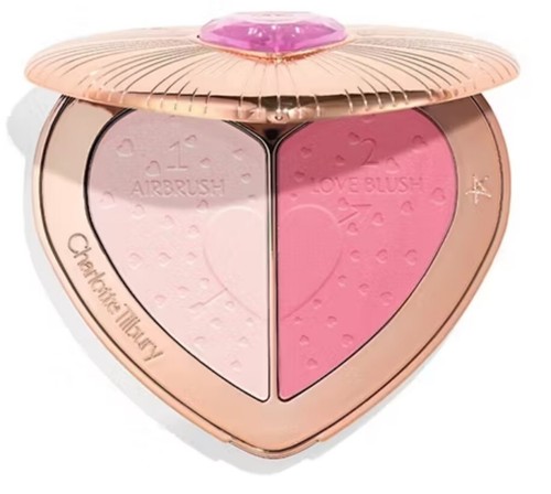13 g. Charlotte Tilbury Beauty Soulmates Face Palette - Flawless Pink + Tracking