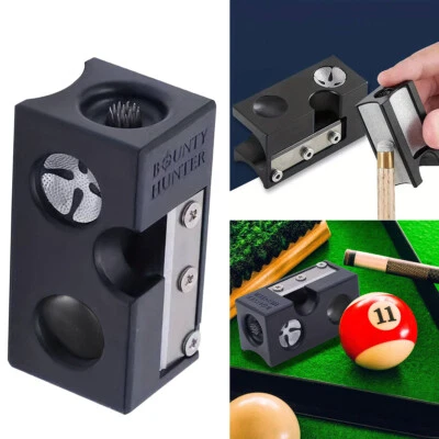 8 In 1 Cue Tip Shaper Snooker Billiard Repair Scuffer File Corrector Burnisher - Image 1 of 4