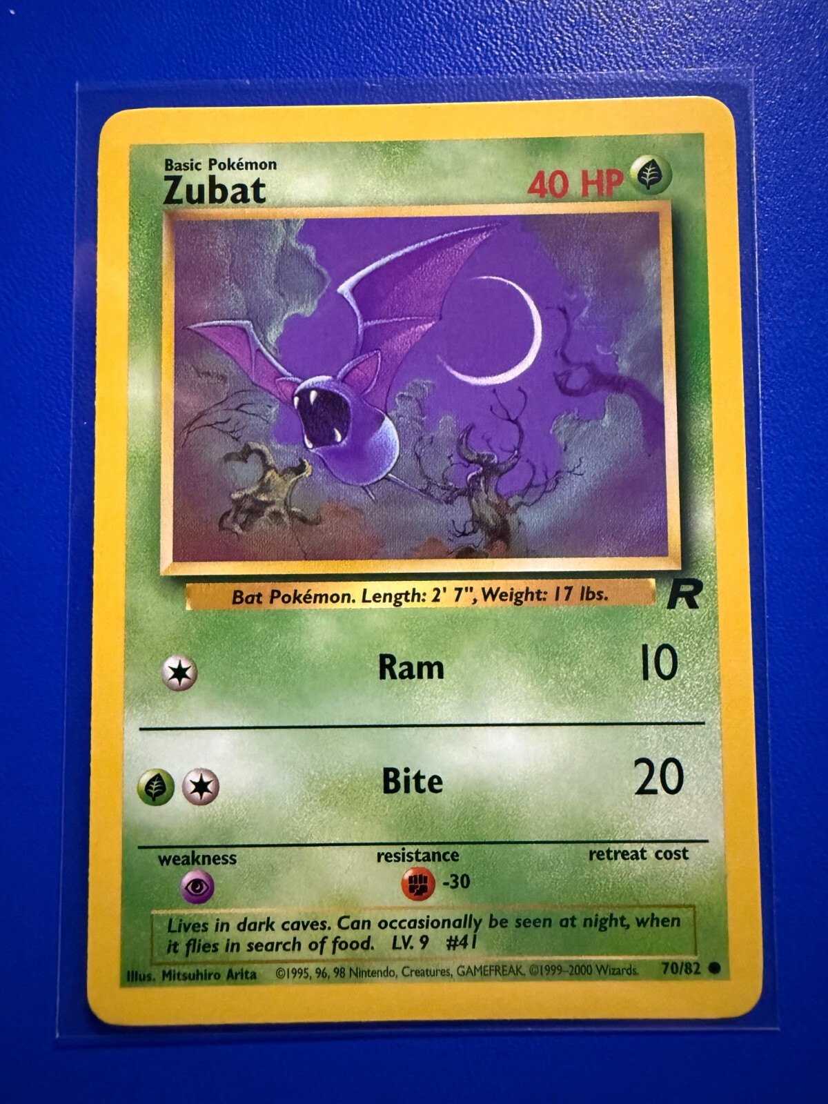 ZUBAT - 70/82 - Team Rocket - Pokemon Card - NM