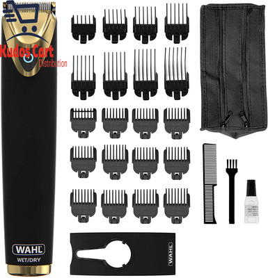 WAHL Wasserdichter Bartschneider Herren, echter Edelstahl, Advanced Lithium Power 