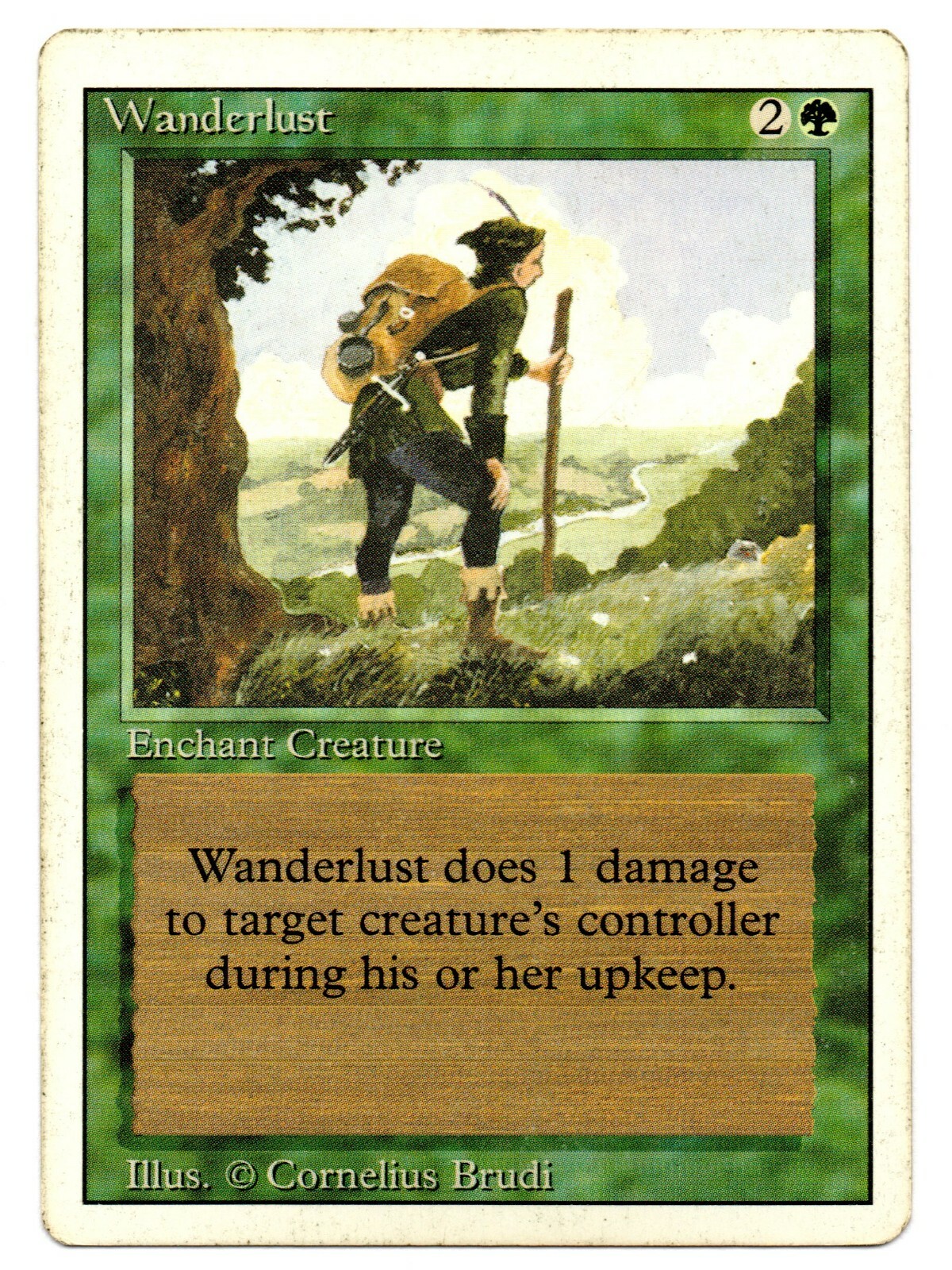WANDERLUST - REVISED EDITION 1994 MAGIC THE GATHERING MTG
