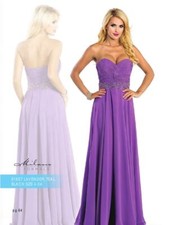 NWT Milano Lavendar Stunning Mother's Special Occasion Gown Dress sz 12 SALE