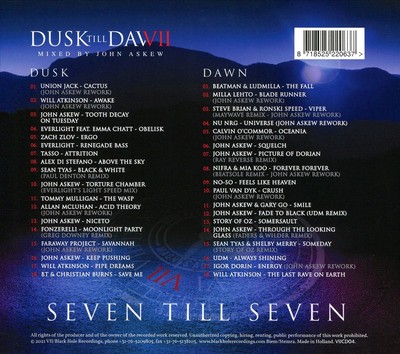 JOHN ASKEW DUSK TILL DAWN NEW CD