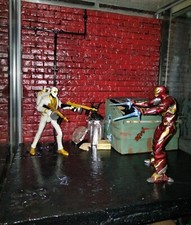 diorama. pour vitrine ikéa. pour figurine : sh figuarts/neca/marvel legend etc..