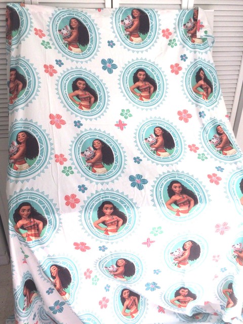 Disney Moana Sheets Full Size Flat And Fitted No Stains Or Tears For Sale Online