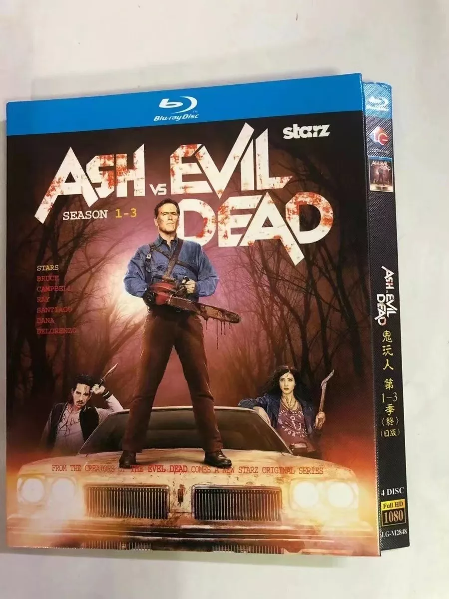 Ash vs. Evil Dead Season 1-3 TV Series Blu-ray 4 Disc BD All Region English  Box