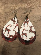 Pretty Handmade Buffalo Plaid Earrings