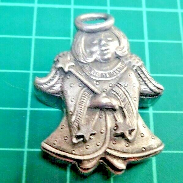 VTG TORINO ANGEL BROOCH JEWELRY PILL BOX STAR POST EARRING PENDANT NECKLACE SET