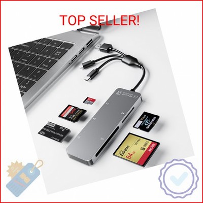 Memory Stick pro Duo Adapter 5-in-1 Multi Memory Card Reader Supports SD/TF/CF/M