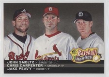2006 SP Authentic Baseball Heroes John Smoltz Chris Carpenter Jake Peavy HOF 0b3