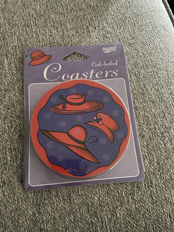 Red Hat Society Mug Coasters