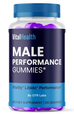 Vital Health Male Gummies for Performance Libido&Vitality 60 Gummies Vitalhealth