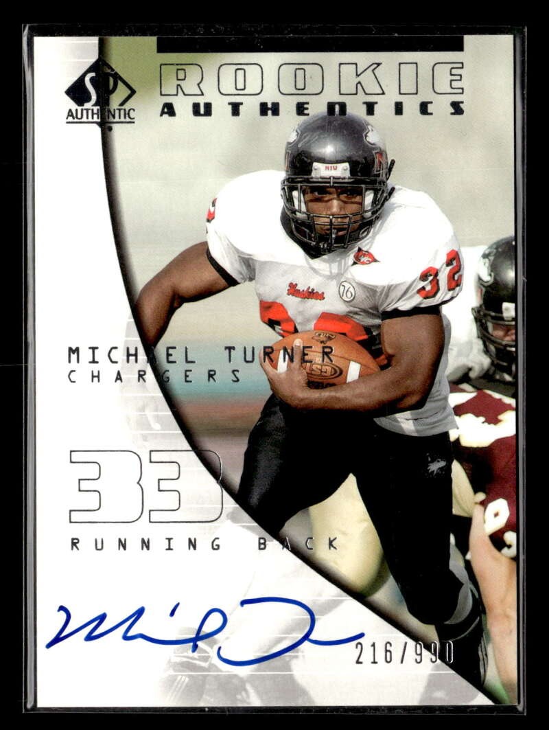 Michael Turner Playoff Contenders #160 Autograph
