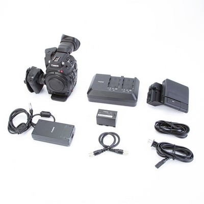Canon C300 Mark II Cinema EOS Camcorder Body, Dual Pixel CMOS AF, EF Lens Mount
