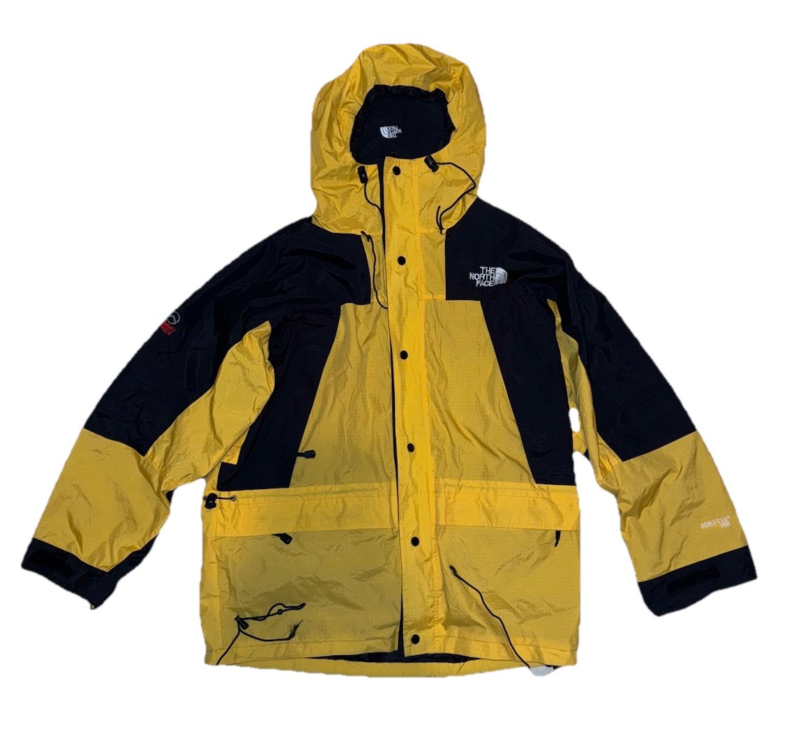 The North Face Jacket Mens XL Yellow Mountain Light Goretex Retro Summit Series