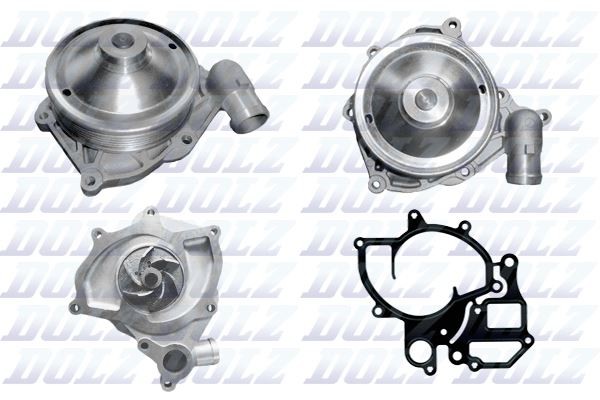 Pompe à eau pour Porsche 911 3.4 et 3.6 Carrera bloc moteur d origine en alu