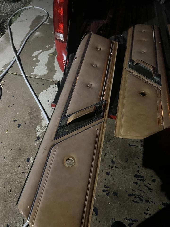 1978-1988 Oldsmobile Cutlass Upper Door Panels Nice 79 80 81 82 83 84 85 86 87 - Image 2 of 3