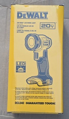 BRAND NEW DeWALT DCL040 DCL 040 20V MAX LED LIGHT FLASHLIGHT