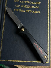 Rare, old advertising knife Altes Taschenmesser EKA Swede 38 Eskilstuna Sweden