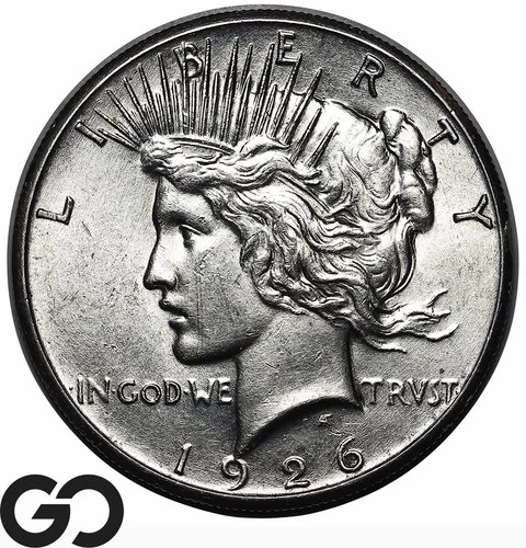 1926 Peace Dollar Choice BU