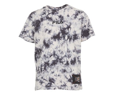 Fila Susto Aop Marble Tee Boys Active Shirts & Tees Size S, Color: Black Tie Dye