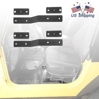 Front Driver Seat Adapter Riser Bracket For 1997-2006 Jeep Wrangler TJ