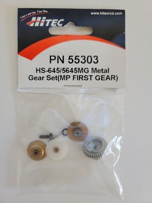 Hitec PN 55303 Replacement Servo Gear Set Fits: HS-645MG, 5645MG, HRC55303 New