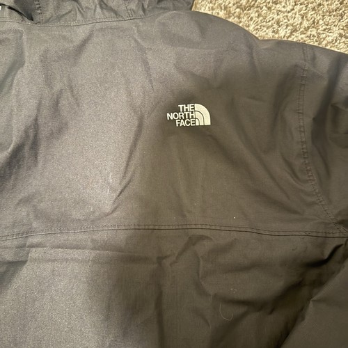 North Face Dryvent Black Jacket Boys XL (18/20) Full Zip Hooded Liner Lined - Picture 10 of 10
