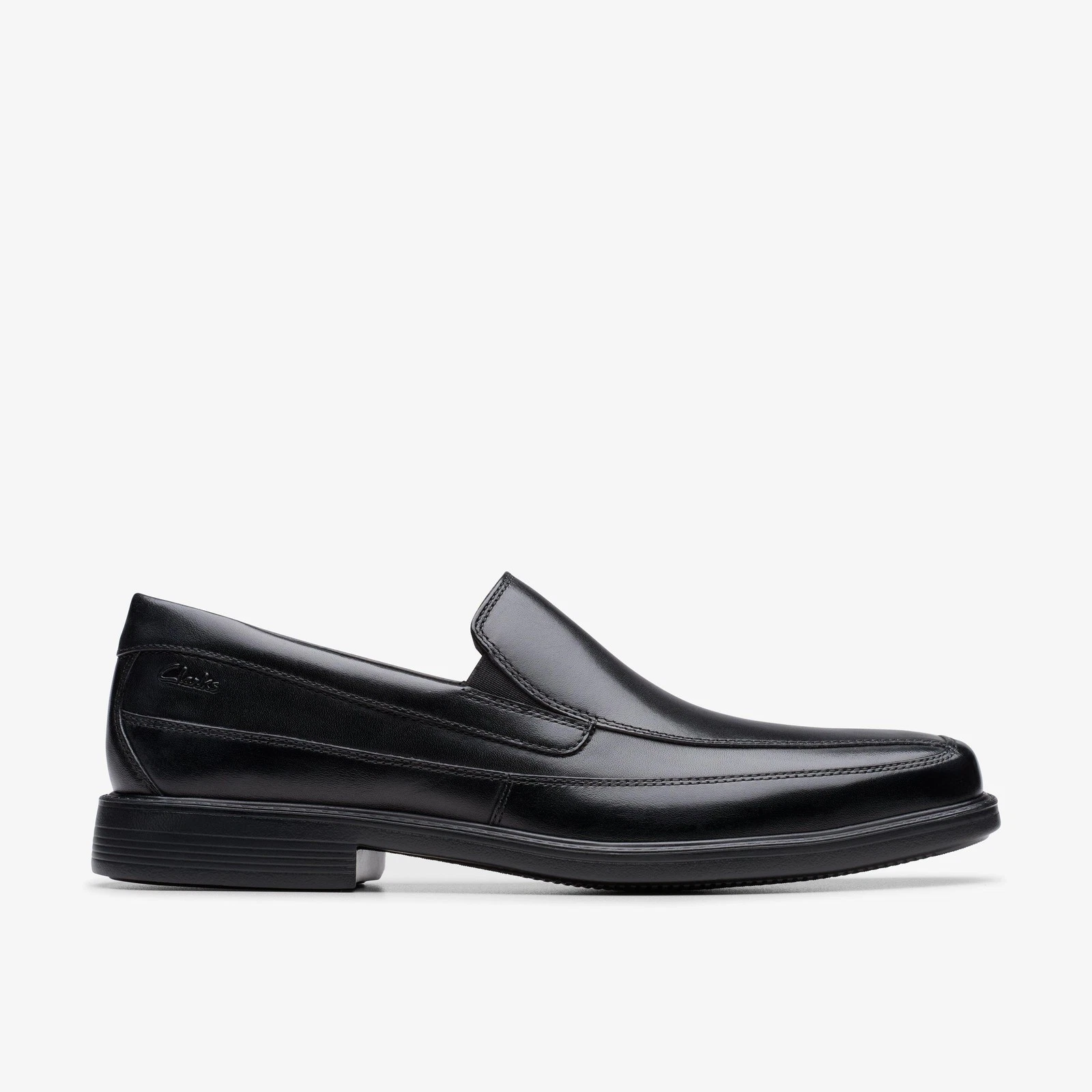 Mocassini Clarks uomo Cosgrove Free in pelle nera eleganti in pelle