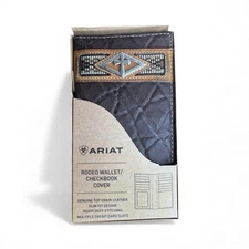 Ariat Rodeo Bifold Wallet Checkbook/ Cover  A3517802 New