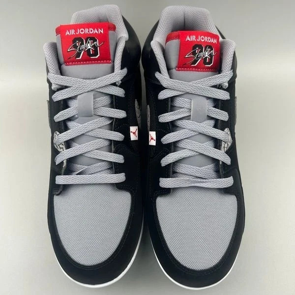 Nike Air Jordan Stadium 90 Low TD Black Red Cement Grey  display picture 3
