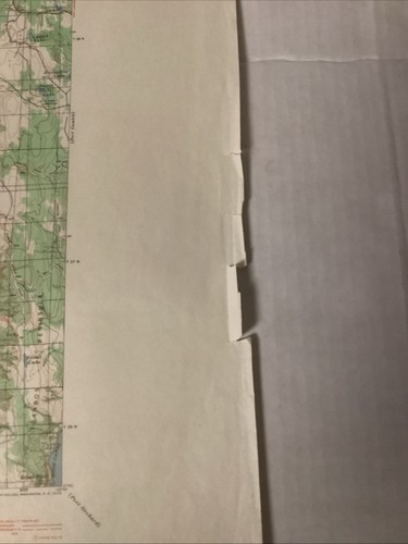 1940 Quilcene Viereck Zone G Washington Armeekorps der Ingenieure taktische Karte - Bild 6 von 9