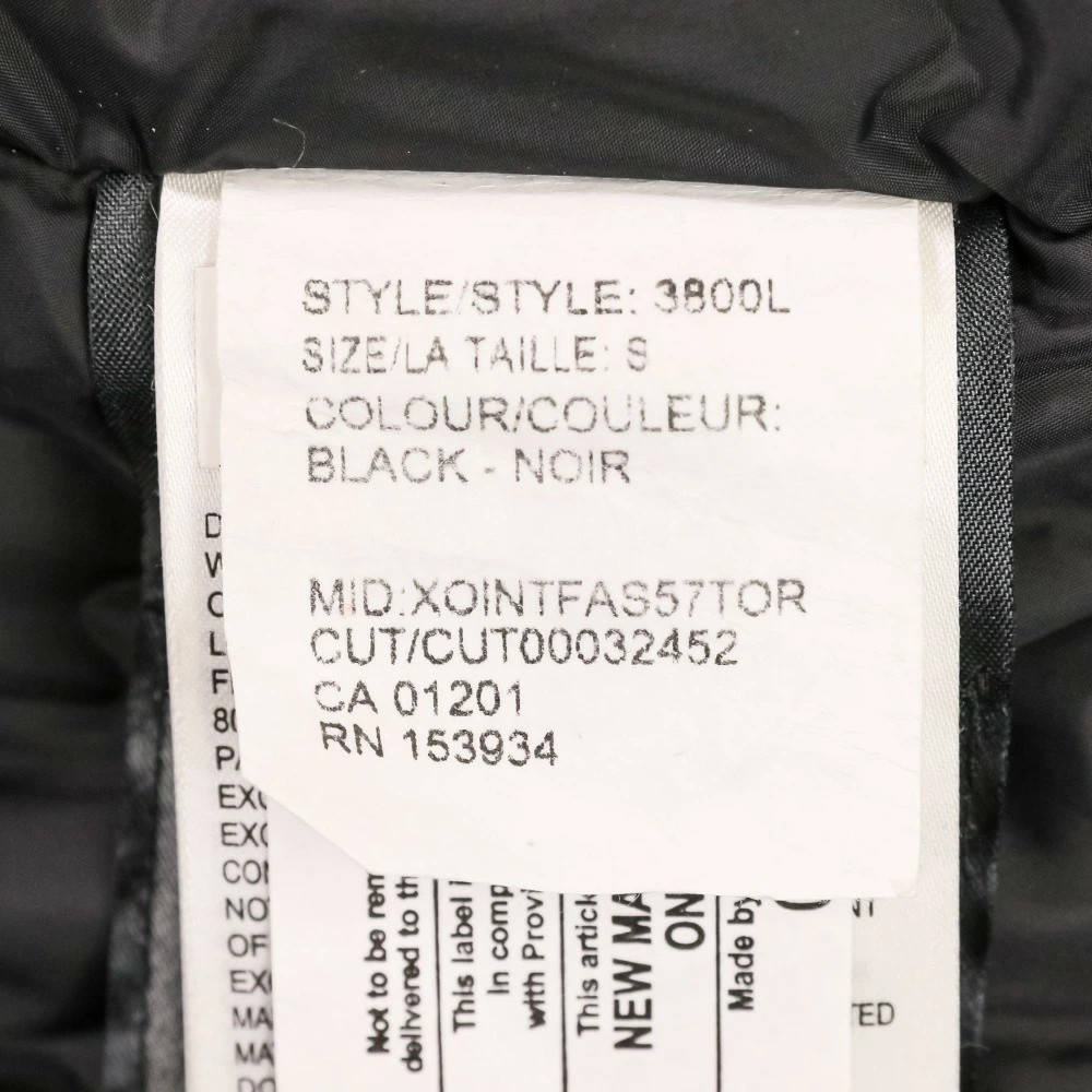 CANADA GOOSE RIDEAU hooded down coat 3800L Size S/P Black Women's clothing thumbnail 9