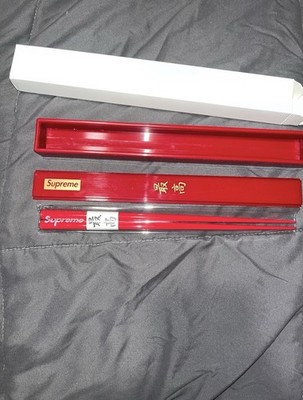 SUPREME CHOPSTICKS RED FW17 2017 ACCESSORY BOX LOGO 
