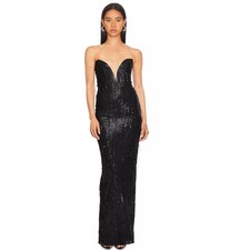 Nookie x Revolve Karma Gown in Black NWT Size Small