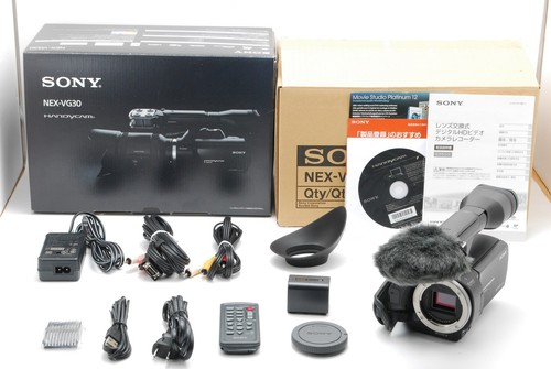 [TOP MINT in BOX] Sony NEX-VG30 Digital HD Video Camera Recorder From ...