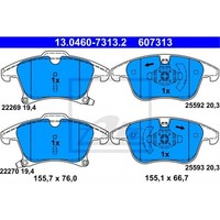 ATE BremsbeläGe Bremsbelegsatz Vorne FüR Ford Mondeo V Turnier Galaxy