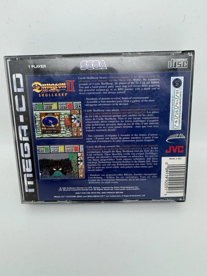 Dungeon Master II: Skullkeep, Mega CD, EU, pal - Bild 3 von 4