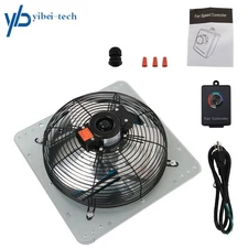 Shutter Exhaust Fan Shop Exhaust Fan 12'' Remote Control Wall-mount Attic Silver