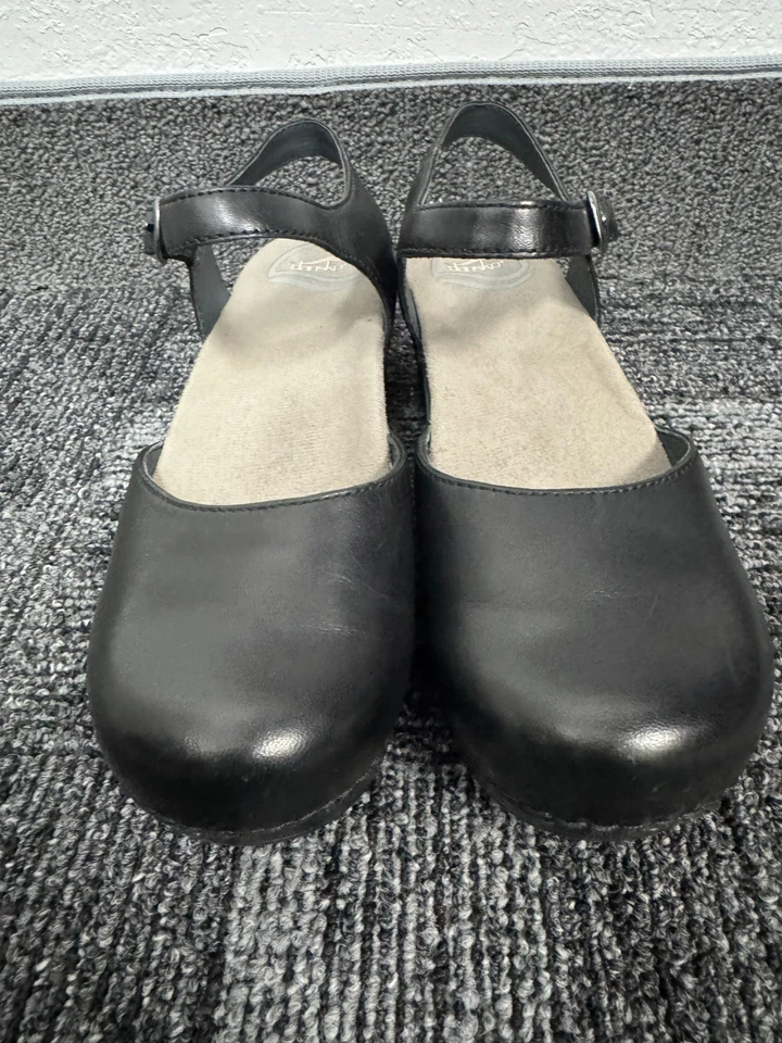 Black Dansko shoes for women size 37, Mary Jane Sam style, Good Condition, - Image 2 of 4