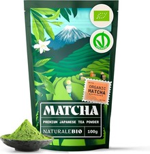 NaturaleBio Japanese Organic Matcha Green Tea Powder Premium Grade 100g (Japan).
