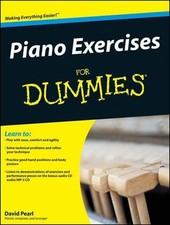 David Pearl Piano Exercises For Dummies Pf Book/Cd by Various Paperback Book The